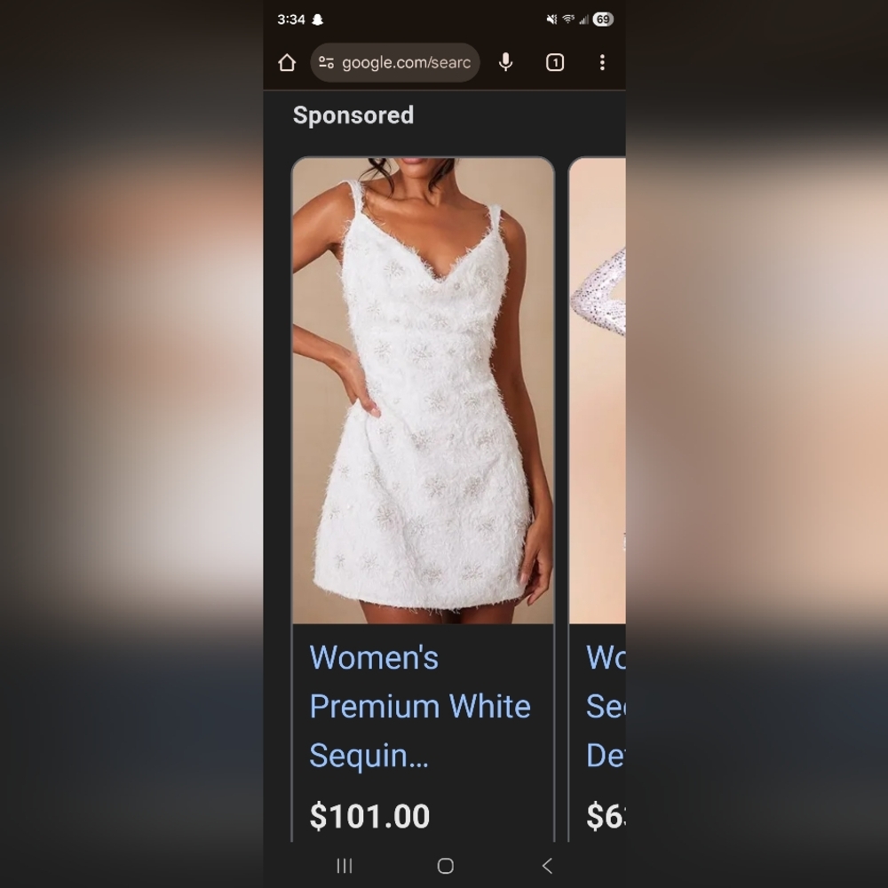 PrettyLittleThing White Textured Mini Dress